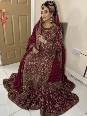 Merjanda Khadi Net Farshi Sharara 