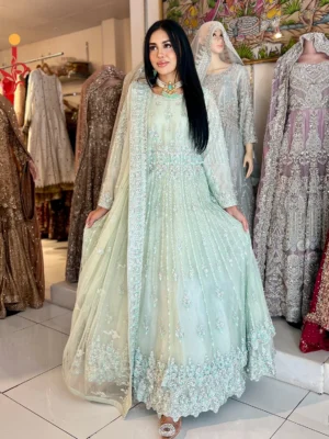 Sage Radiance – Green Net Maxi 