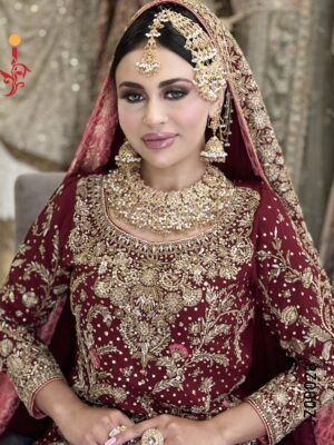 Mehr-e-Maroon Bridal Sharara