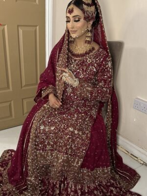 Merjanda Khadi Net Farshi Sharara 