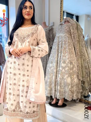 Tea Pink Formal Shirt with Trousers