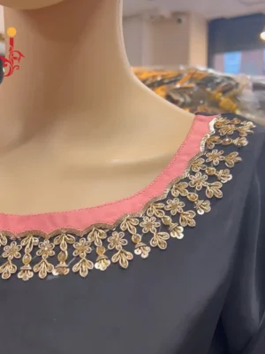 Black Gharara Party Wear