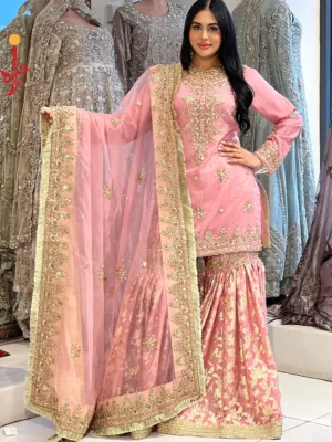 Pink Gharara