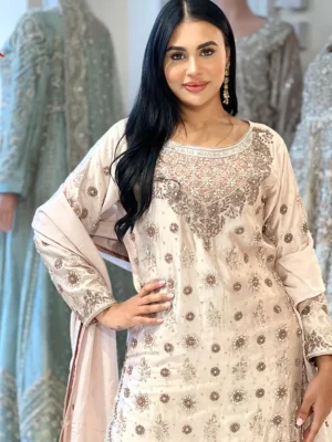 Tea Pink Formal Shirt with Trousers