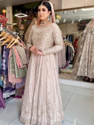 Ivory Front-Open Bridal Maxi