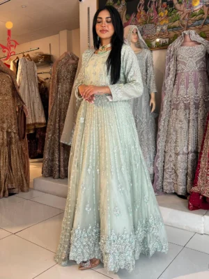 Sage Radiance – Green Net Maxi 