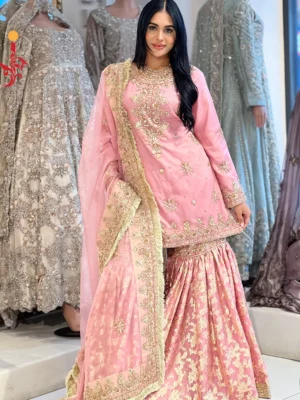 Pink Gharara