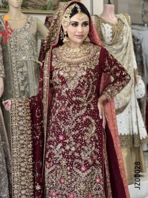 Mehr-e-Maroon Bridal Sharara